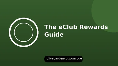 Olive Garden eClub email perks shown on a phone