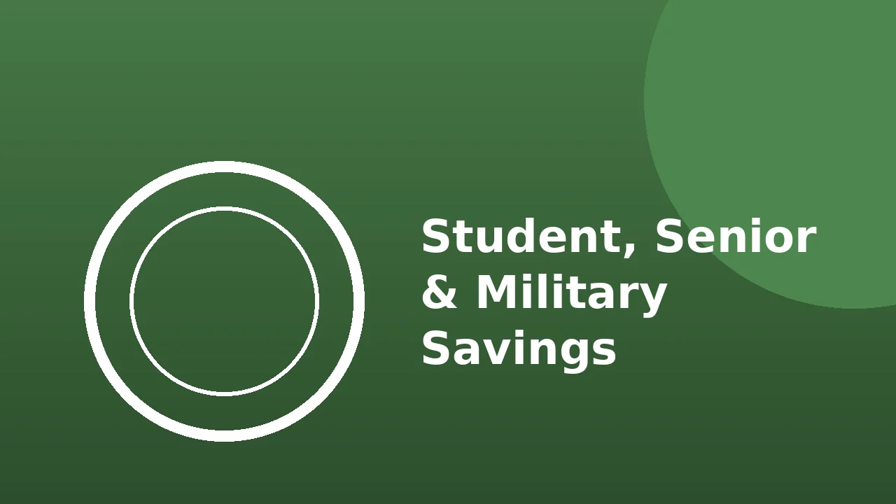Student, senior and military diners saving at Olive Garden